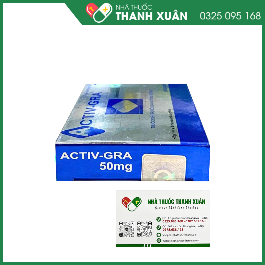Activ-Gra điều trị rối loạn cương dương